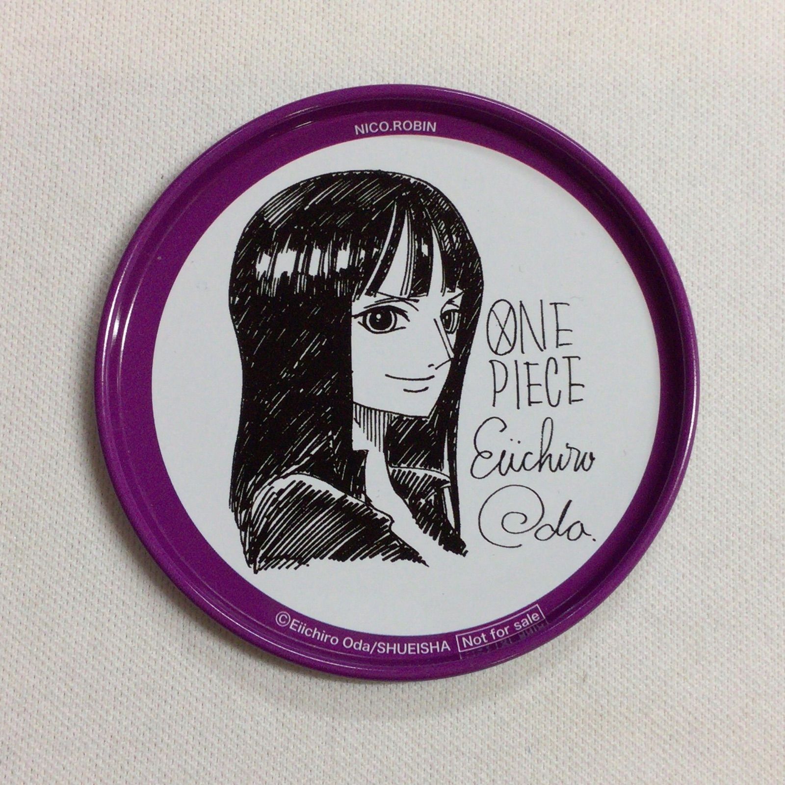 ワンピース ニコ・ロビン プレミアム 缶コースター ナツコミ2009