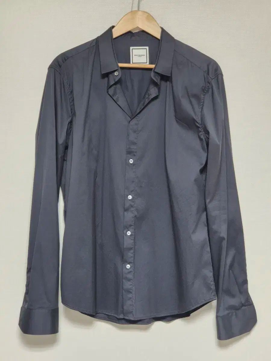 WOOYOUNGMI ウーヨンミ ブラック スリムフィット シャツ 115 100-105 サイズ感