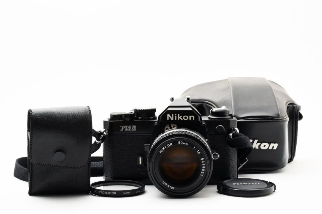 ✨美品✨Nikon ニコン New FM2 ブラック Ai-s NIKKOR 50mm F1.4