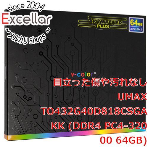 v-color　Hynix IC デスクトップPC用 ゲーミングメモリ TO432G40D818CSGAKK　DDR4 PC4-32000 32GB 2枚組　未使用