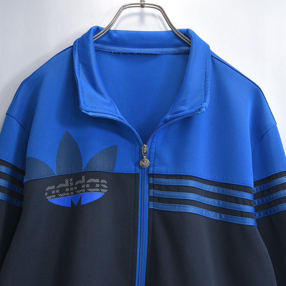 アディダス トラックジャケット adidas L 古着 ジャージ ブルー