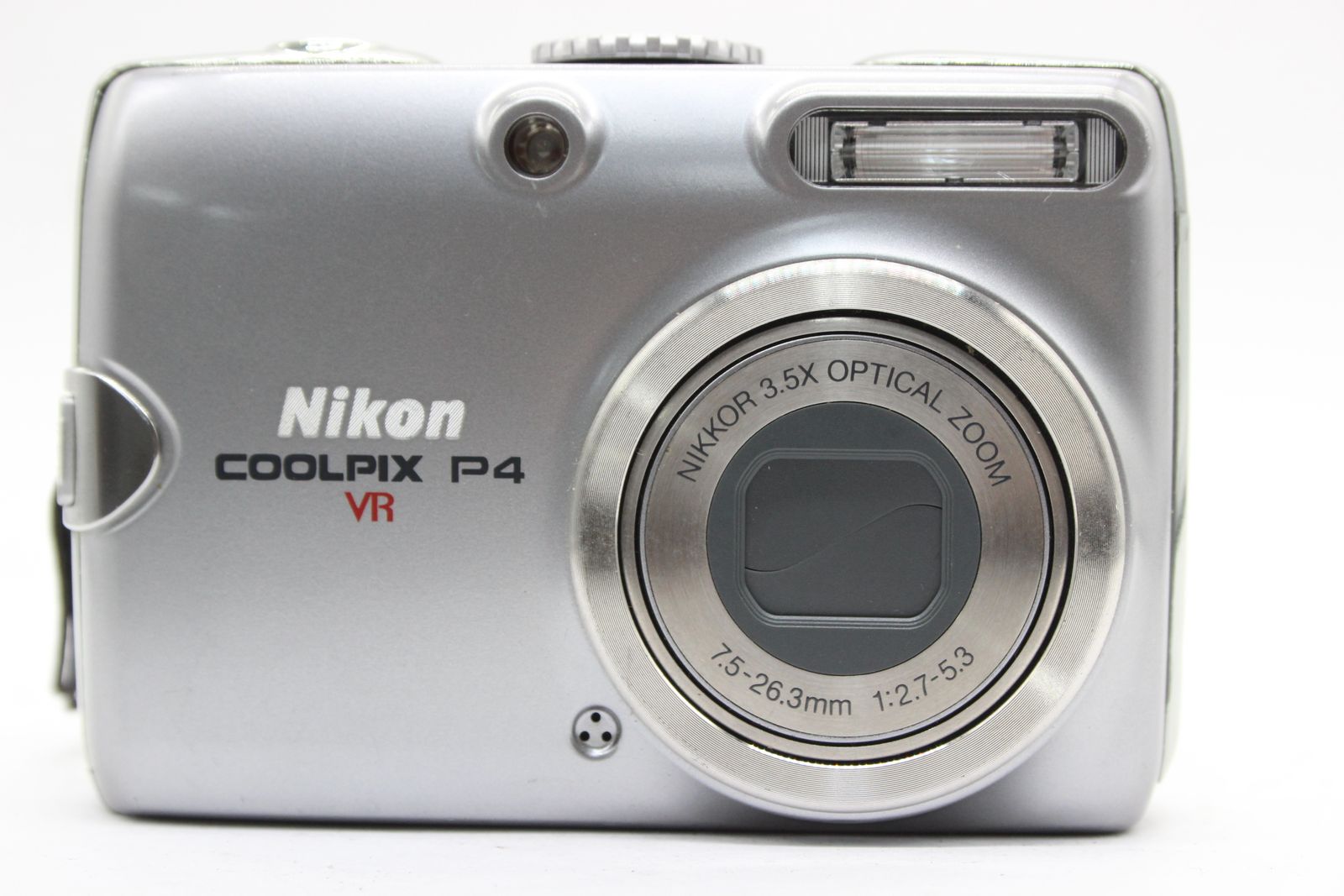 返品保証】 ニコン Nikon Coolpix P4 VR Nikkor 3.5x バッテリー付き 