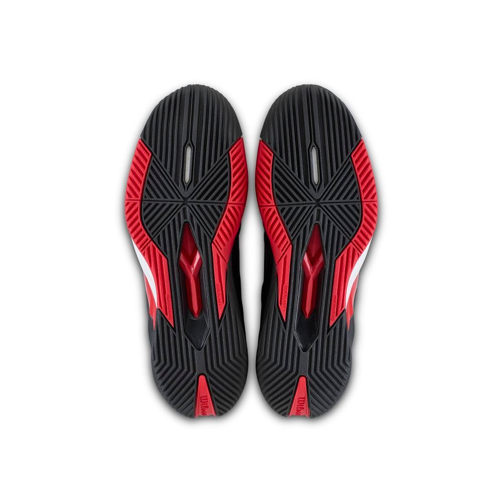 ウイルソン Wilson テニスシューズ メンズ RUSH PRO 4.5 Black Rd Wh ラッシュプロ 4.5 オールコート WRS334330U LLC-HASEGAWATOSO_COM