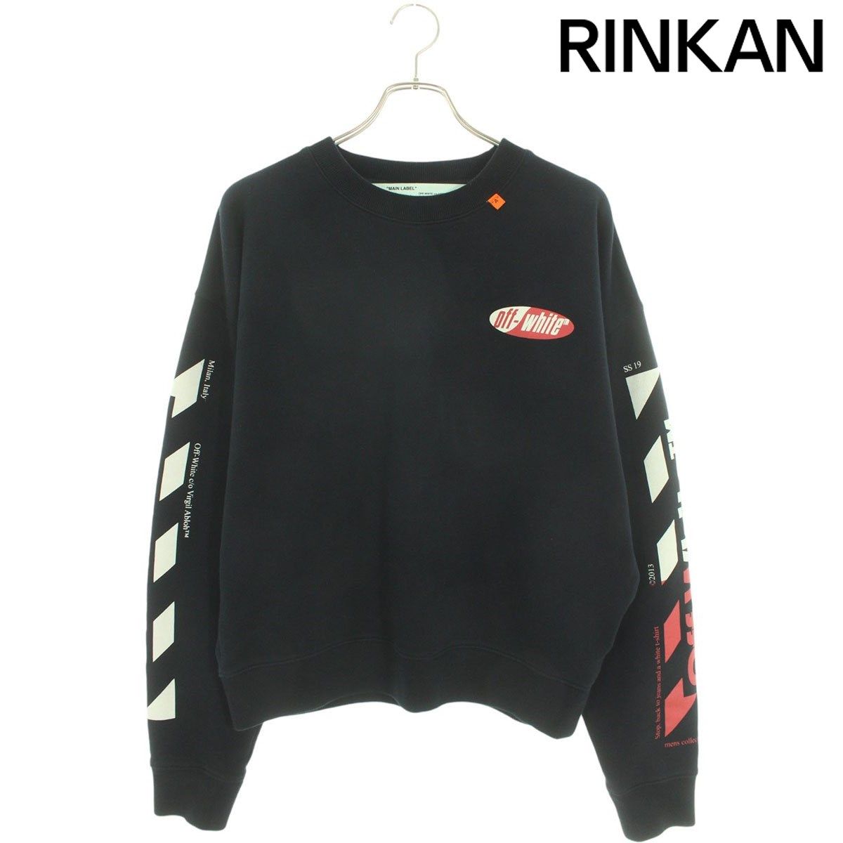 オフホワイト  19SS  OMBA035S19003006 バックアロープリントスウェット メンズ M 【2/27～3/18 タイムセール】