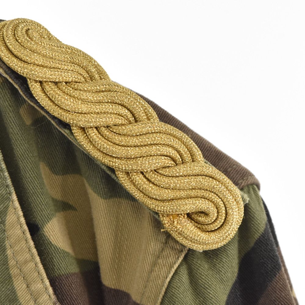 SAINT LAURENT 迷彩 フリンジ ミリタリージャケット SAINT LAURENT PARIS (サンローランパリ) 15SS フリンジミリタリー