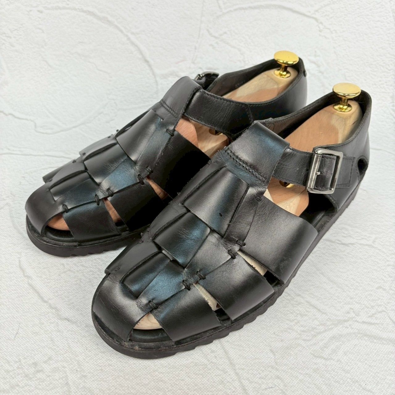 PARABOOT パラブーツ PACIFIC パシフィック グルカサンダル レザー サンダル 黒 41 | 25.5cm