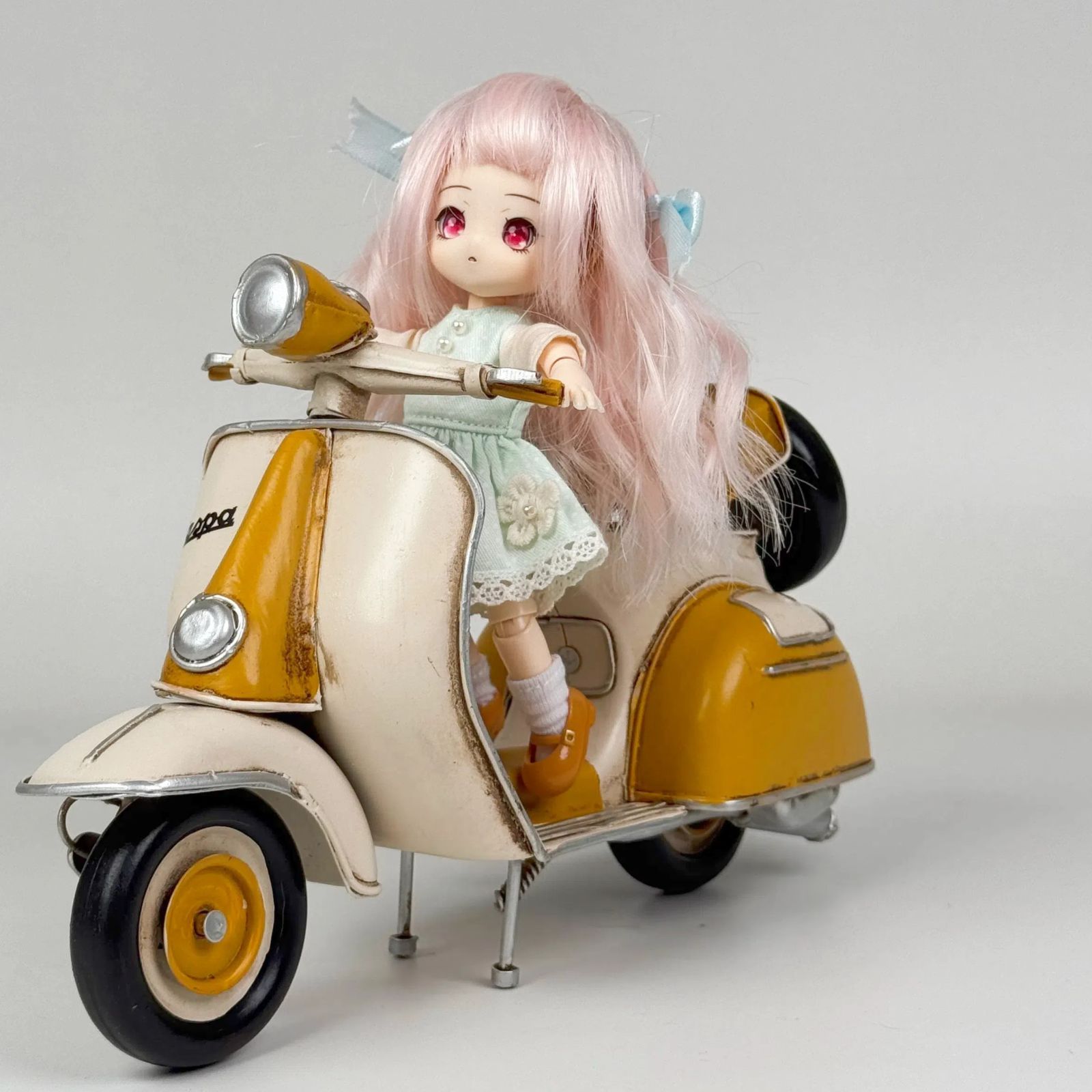 ミニチュア 1/8スケール Vespa Italy ベスパ ビンテージバイク