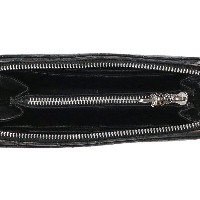 時間のない クロムハーツ REC F ZIP ALLIGATOR|アリゲーター ラウンドジップアリゲーターレザー財布 メンズ