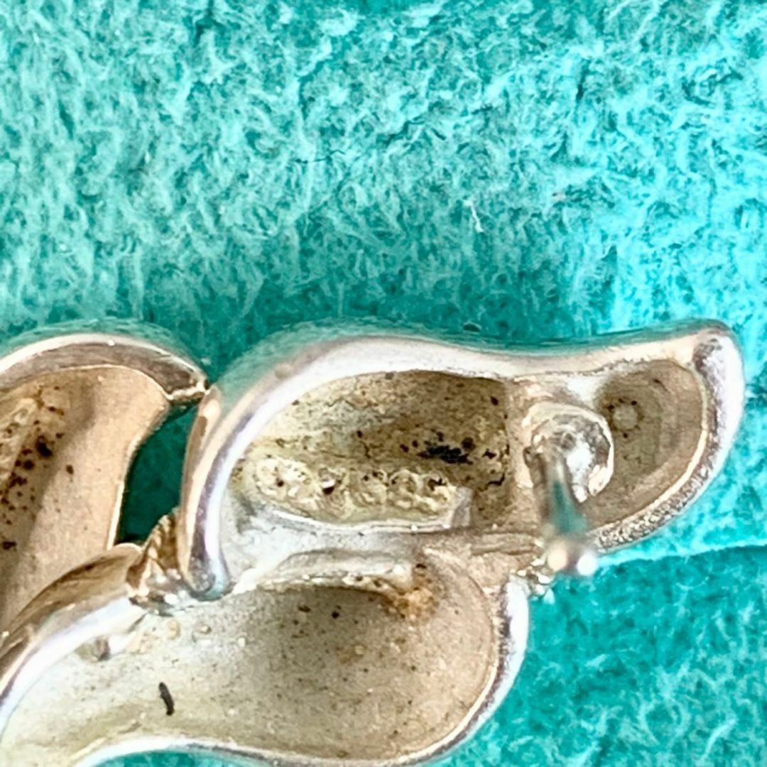 オールドティファニー ツイスト シェル 925 585 コンビ ピアス HO4e