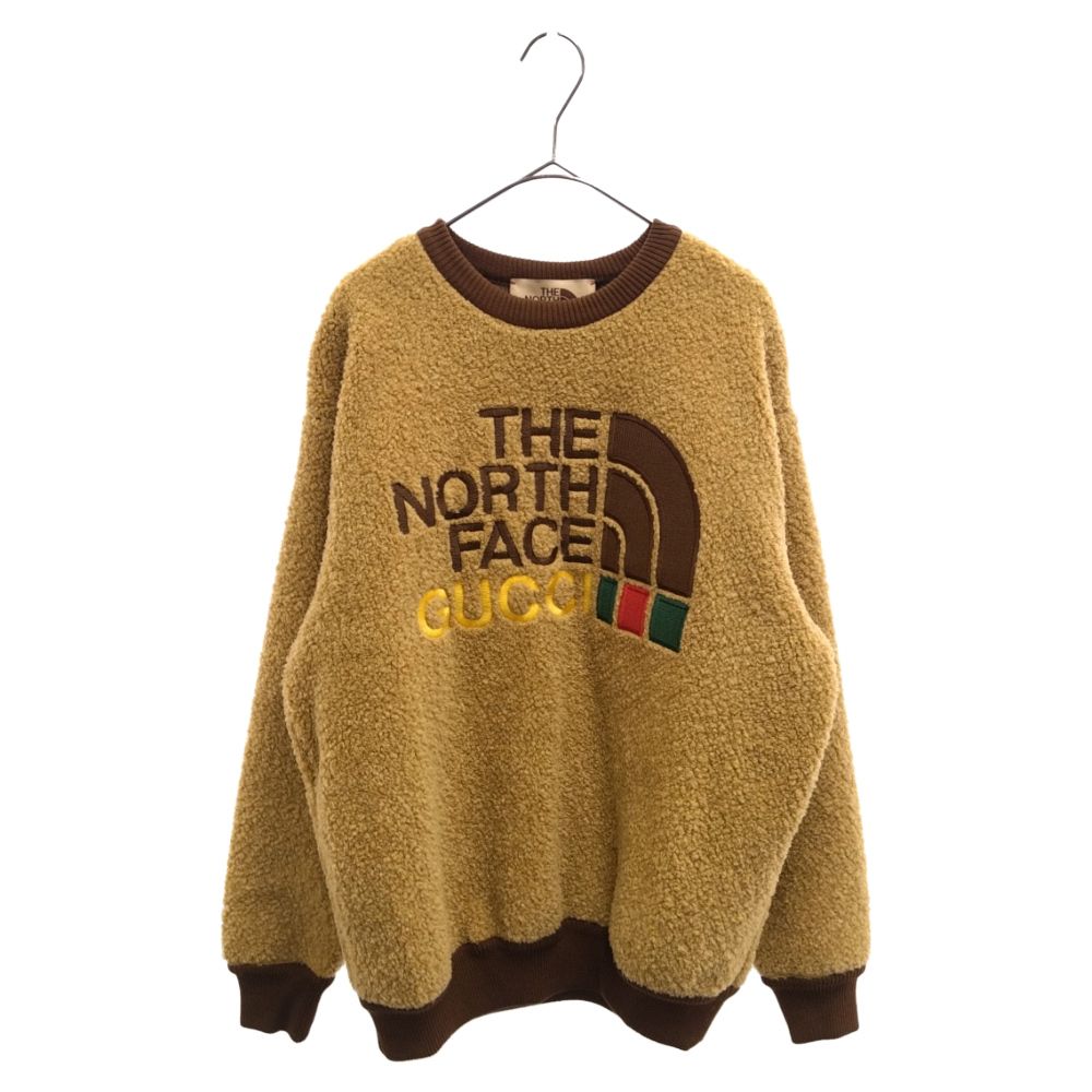 GUCCI (グッチ) 21SS××THE NORTH FACE faux fur sweatshirt×ザ ノース