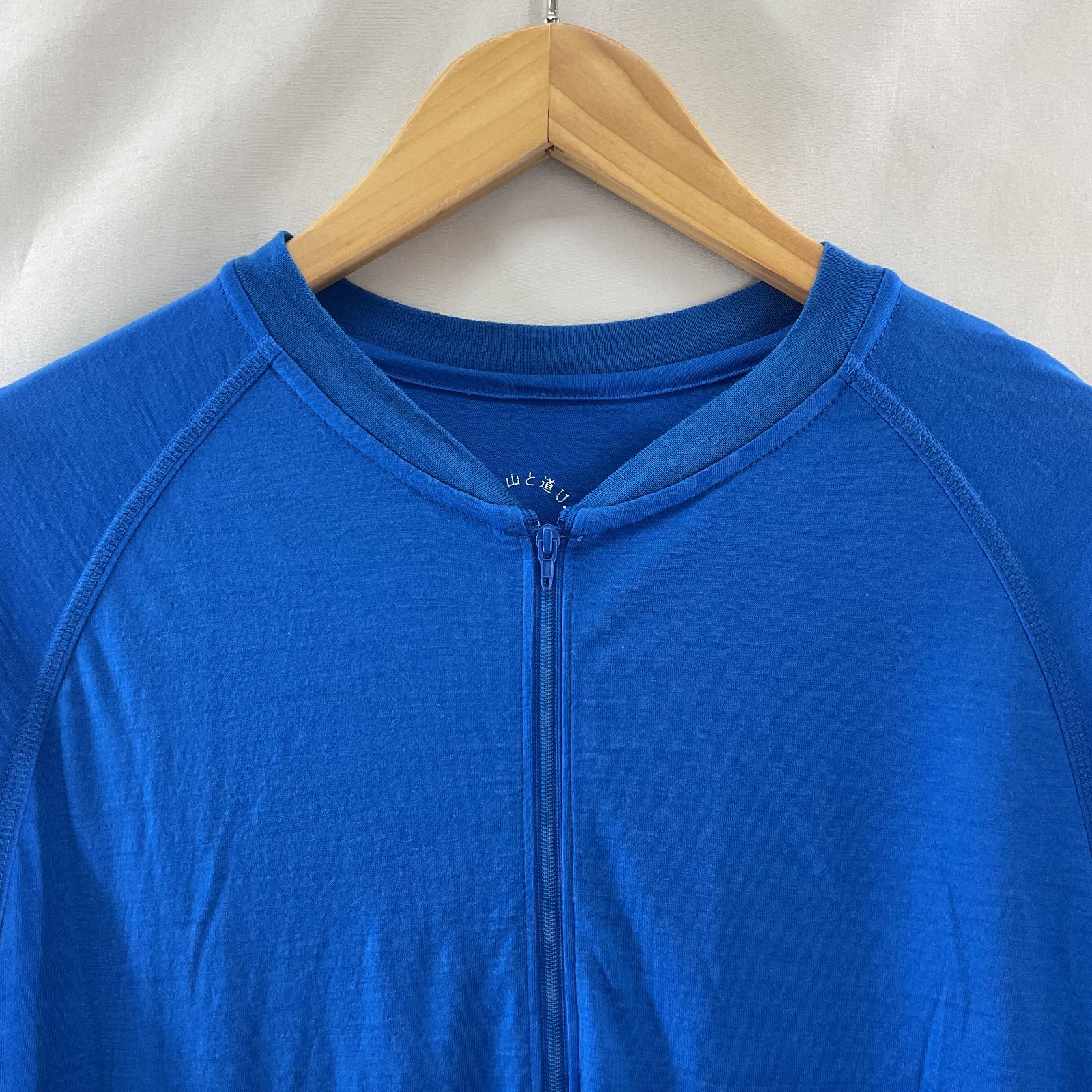 山と道 Merino Pullover メリノウール 長袖 Tシャツ ネイビー 山と道