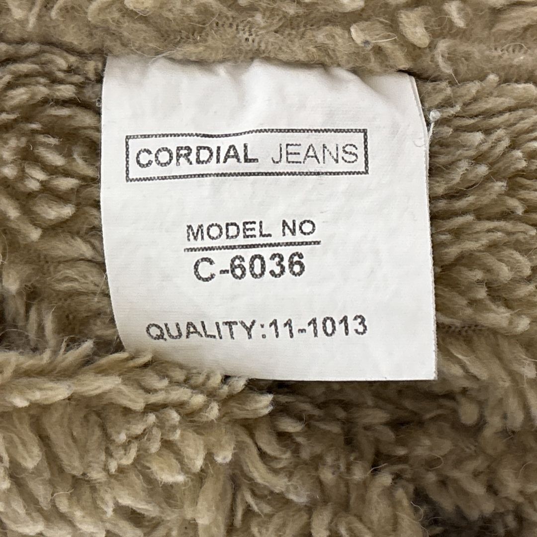 CORDIAL】 異素材切り替え コーデュロイ デニムジャケット S-2430