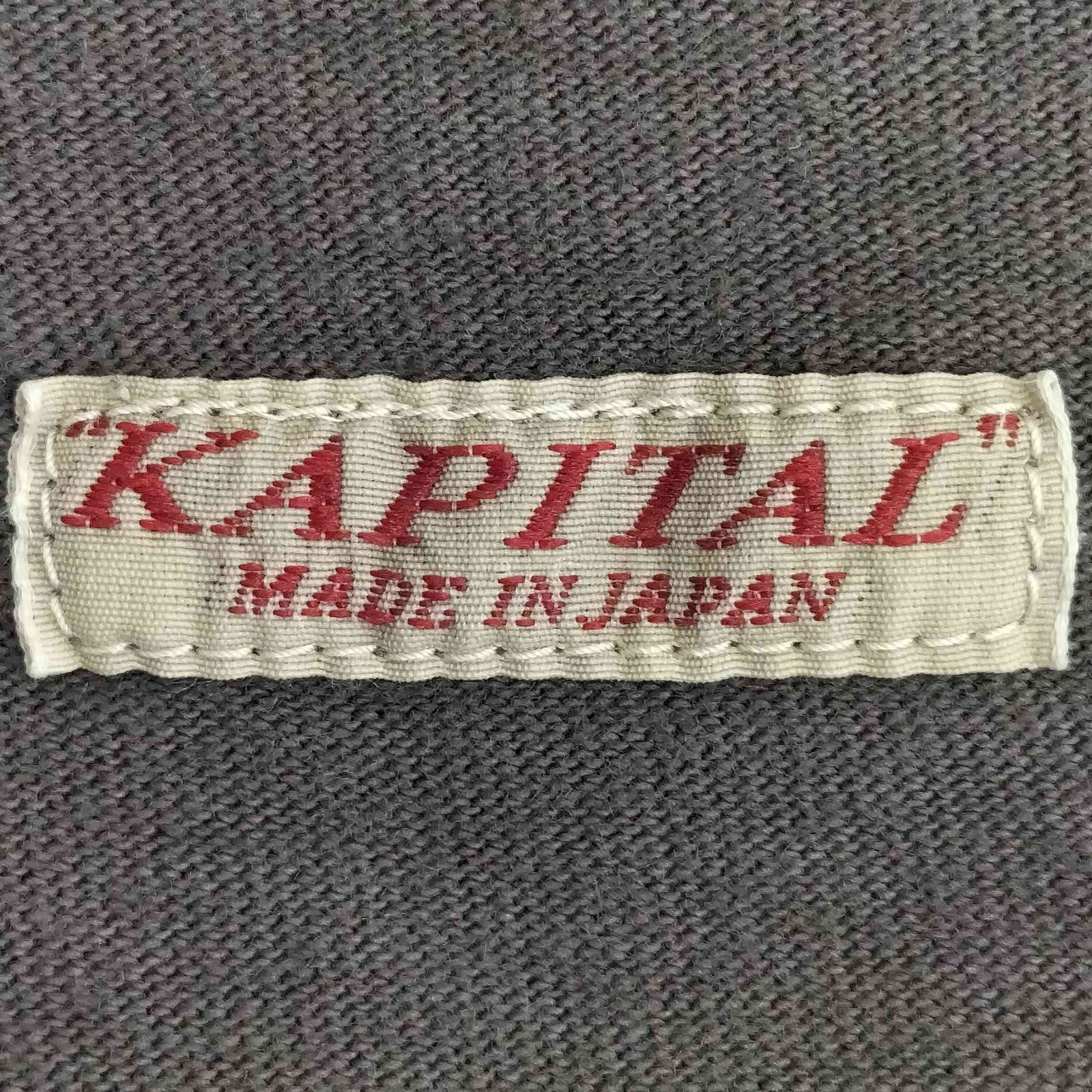 キャピタル KAPITAL 20/-天竺 クルーT（BUSTER PECKISH BOWYpt 