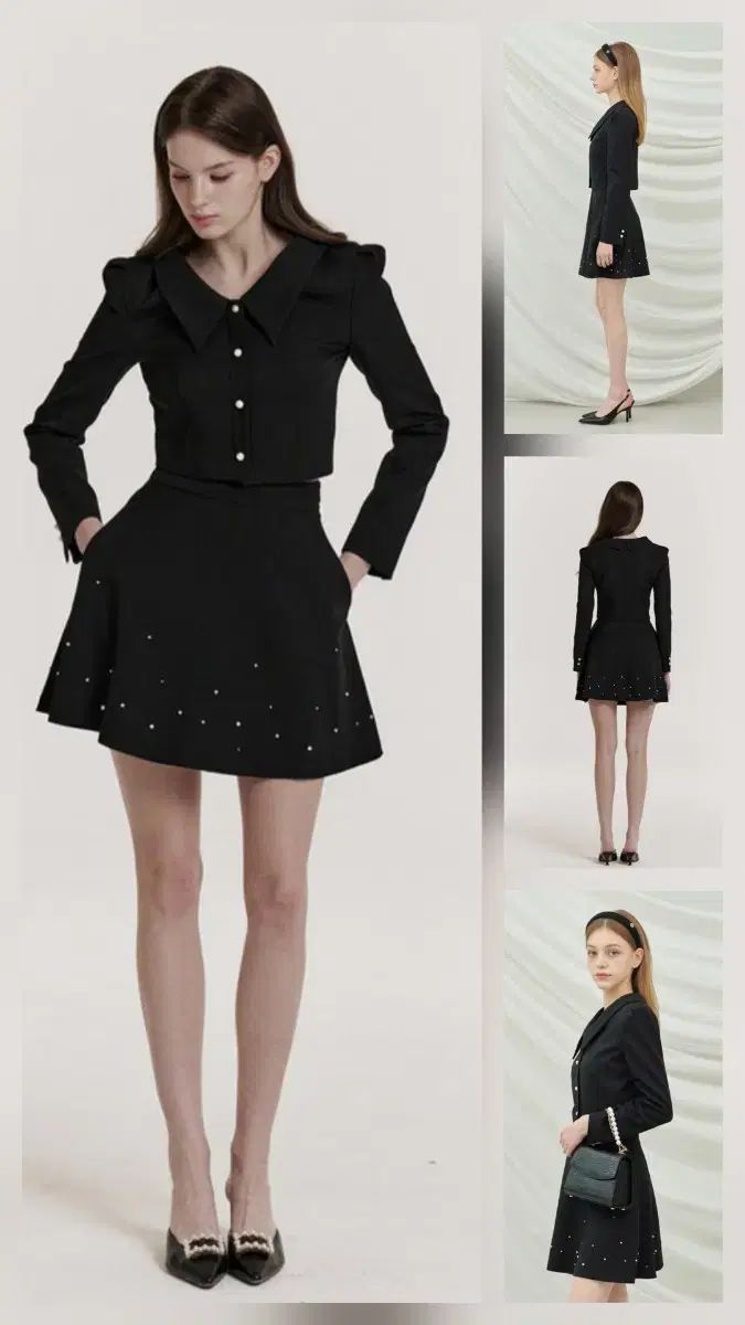 GRACE U グレースユー マーキュリー ミニ スカート 黒 m