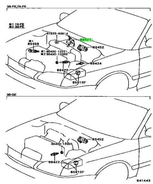 トヨタ 純正 ランドクルーザー 100 E.F.I. バキューム センサ