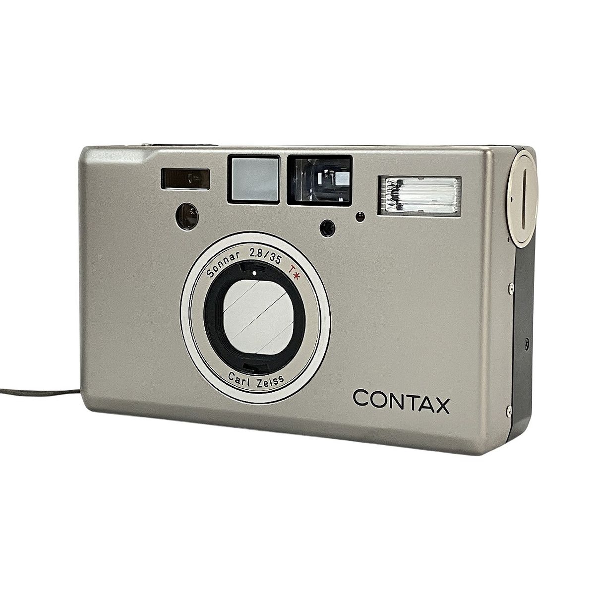 京セラ CONTAX T3D Carl Zeiss Sonnar 2.8 35 コンタックス データパック付 コンパクト フィルム カメラ ジャンク W10500846