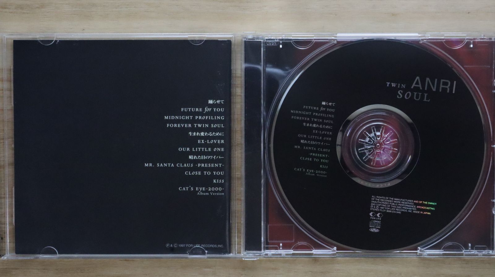 国内盤CD☆杏里/Anri□ TWIN SOUL 【FLCF3699/4988018309956