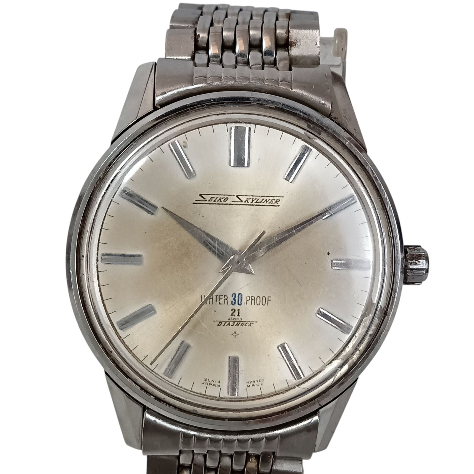 【SEIKO】SEIKO SKYLINER 14092 稼働中 Seiko Skyliner 14092 black, 1964 | Watch & Vintage
