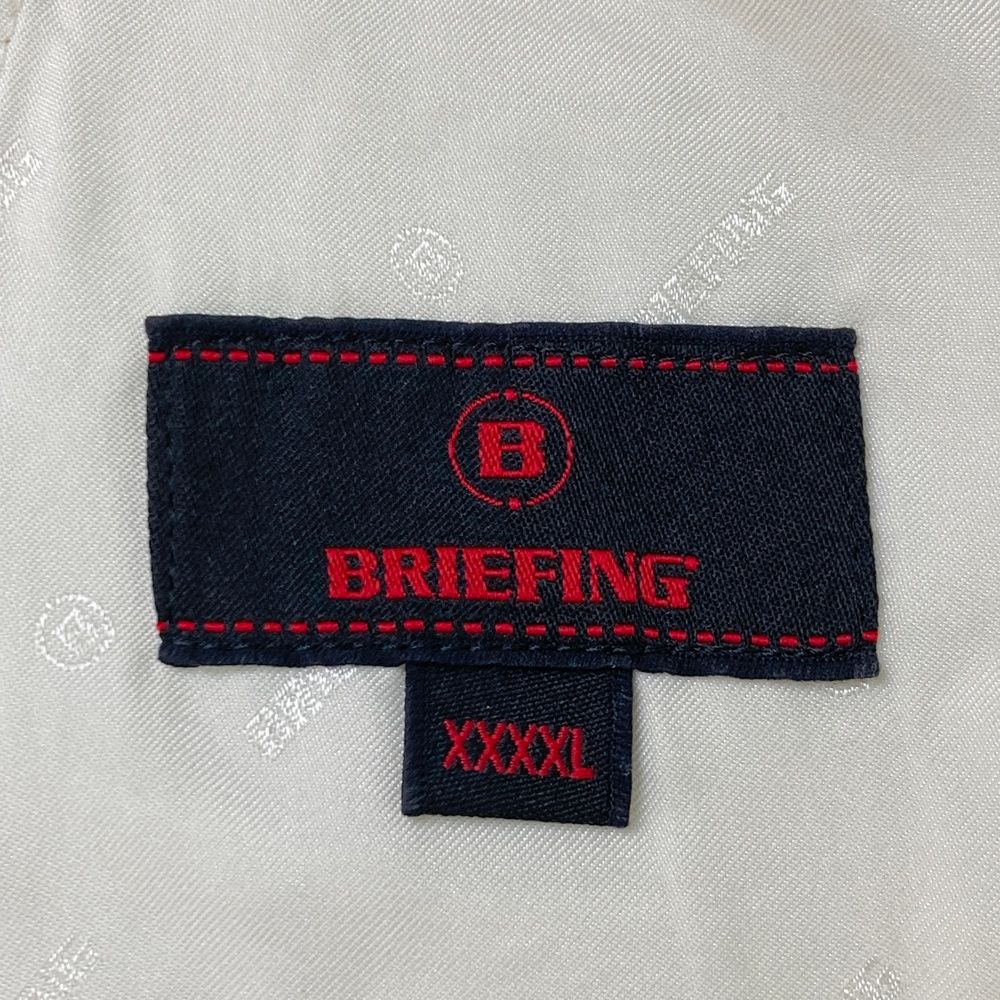 サイズ：4XL BRIEFING GOLF ブリーフィング 2024年モデル ストレッチ ハーフパンツ  ホワイト系 [240101480867] ゴルフウェア メンズ ストスト BRIEFING GOLF ブリーフィング 2024年モデル ストレッチ ハーフ