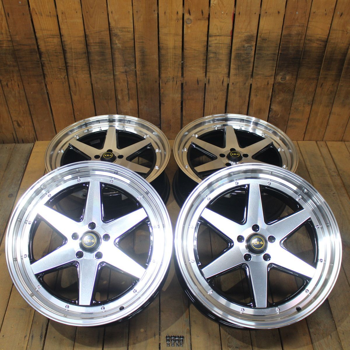 40系 アルファード ヴェルファイア用 22インチ ファブレス BARONE XR6 9J 30 PCD120 アルミホイール 4本SET