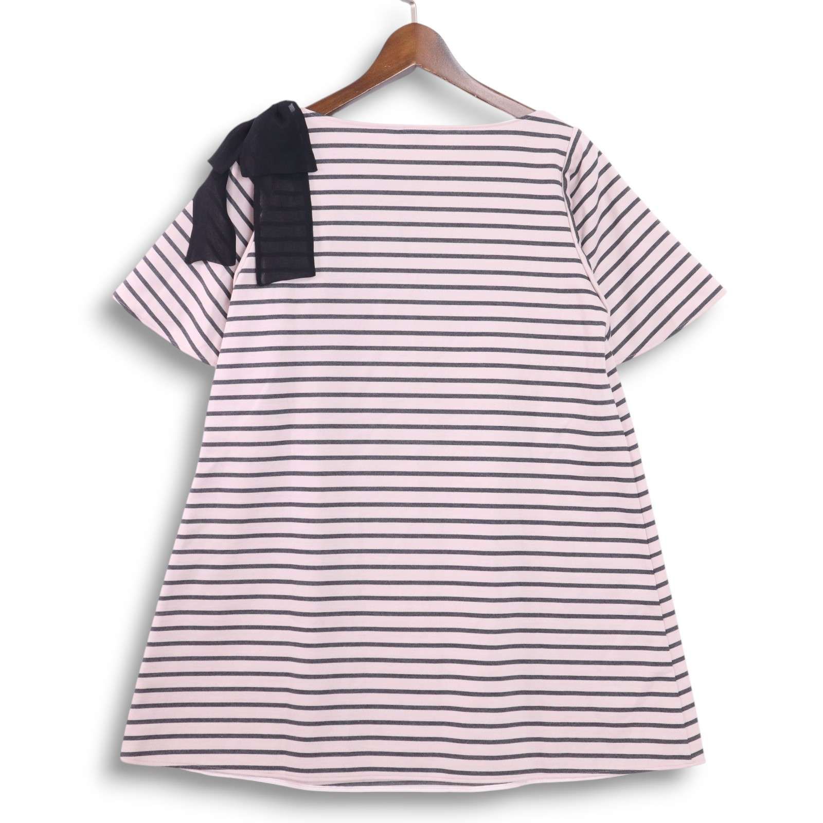 一番の贈り物 TO BE CHIC トゥービーシック 春夏 リボン☆ 半袖 ボーダー トップス