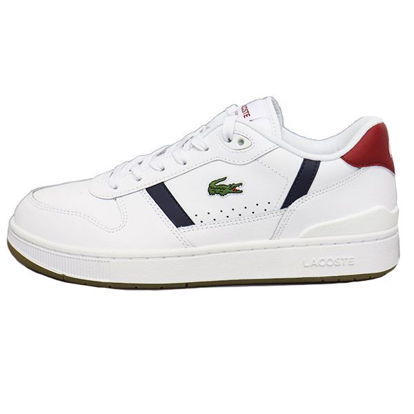 LACOSTE (ラコステ) 48SMA0094 T-CLIP SET 224 8 SMA レザースニーカー 407 WHTxNVYxRED  LC378 UK8-約26.5cm - メルカリ