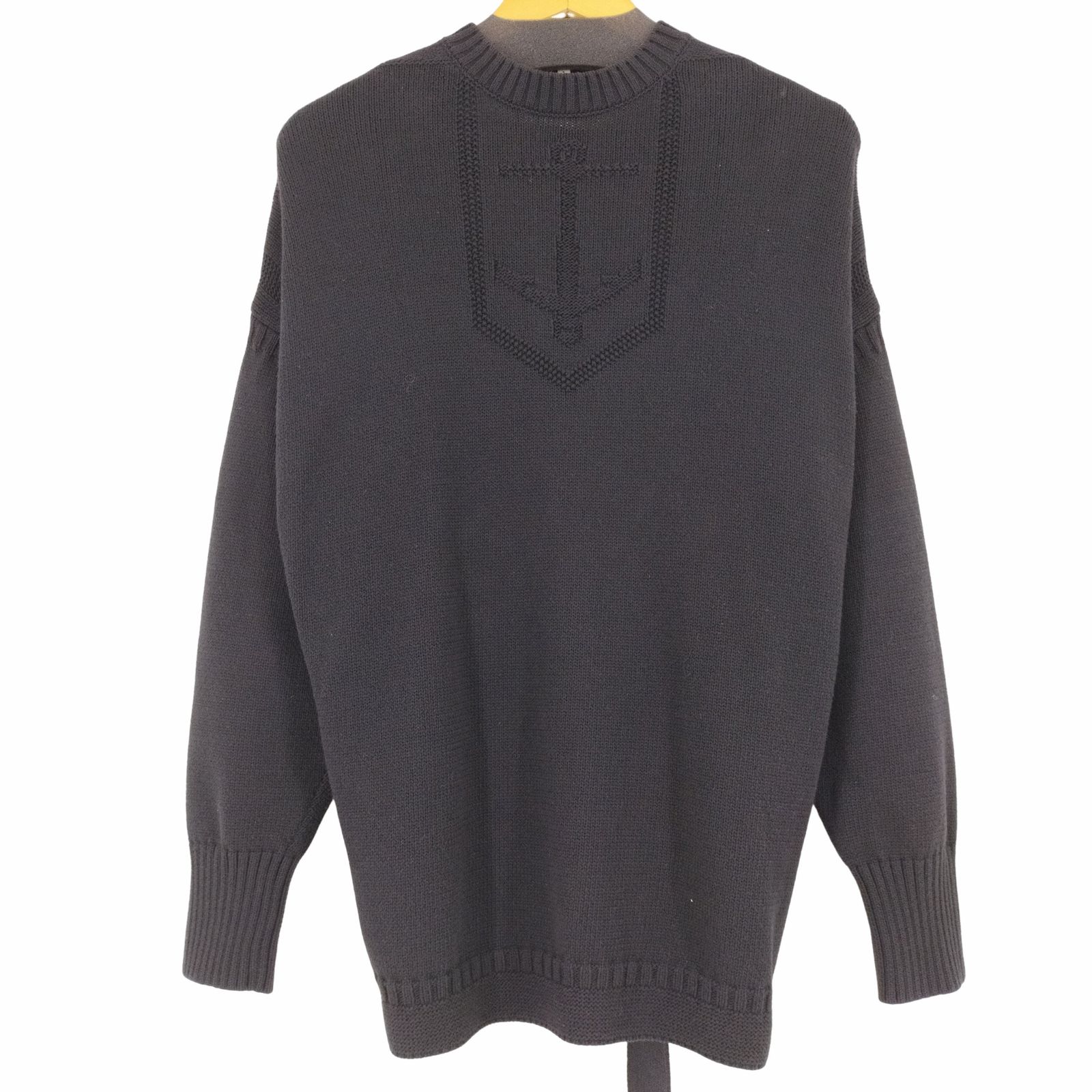 ハイク HYKE 21SS C/N GANSEY SWEATER PONCHO ロングニットポンチョ  