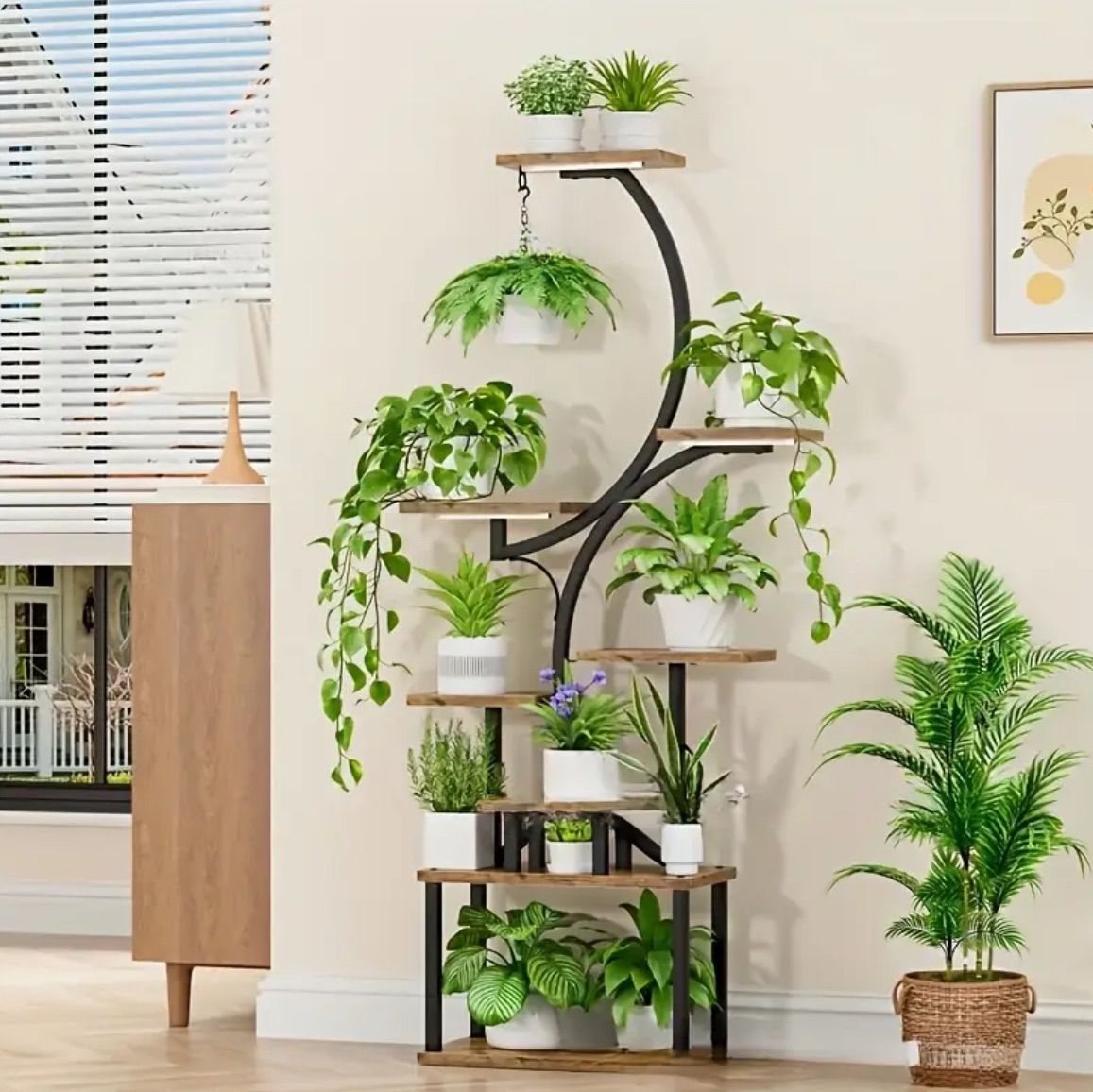 植物フラワースタンド ライトなし