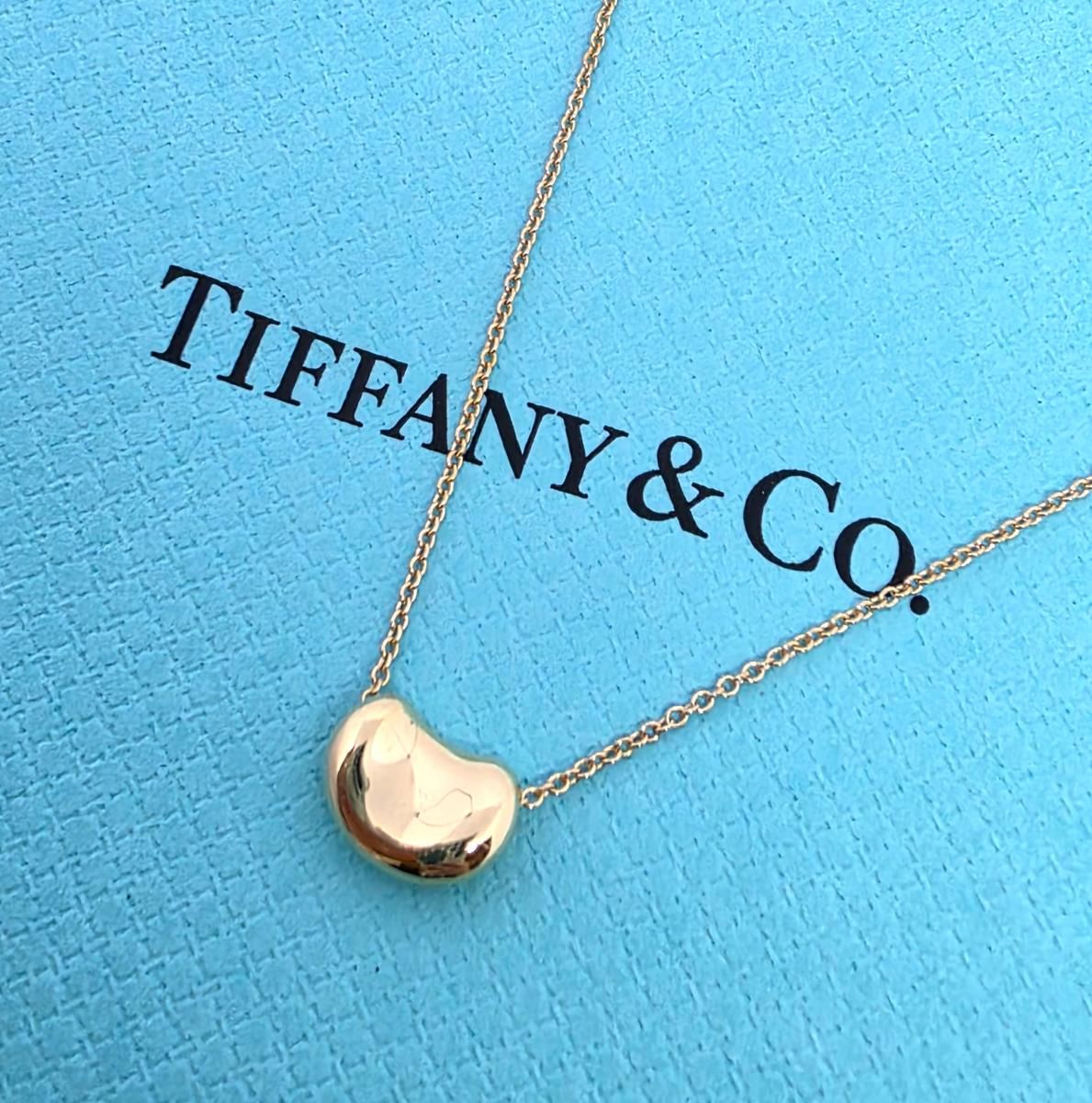 美品】 Tiffany&Co. （ティファニー） ビーン デザイン ペンダント 