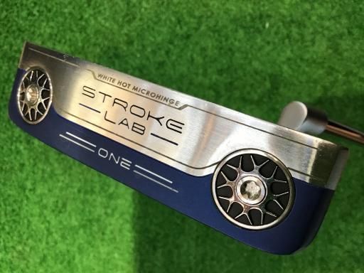 オデッセイ STROKE LAB ONE シルバー|ネイビー 32インチ レディース パター PT STROKE LAB フレックスその他 レディース 女性用 右利き 右用 Cランク ゴルフクラブ