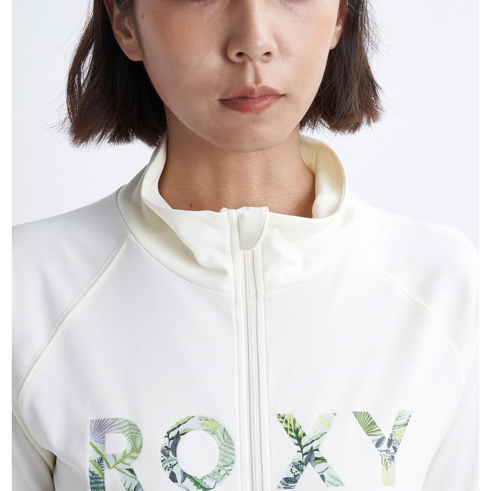 新品 [ロキシー] 水陸両用ラッシュガード BOTANICAL LOGO STAND