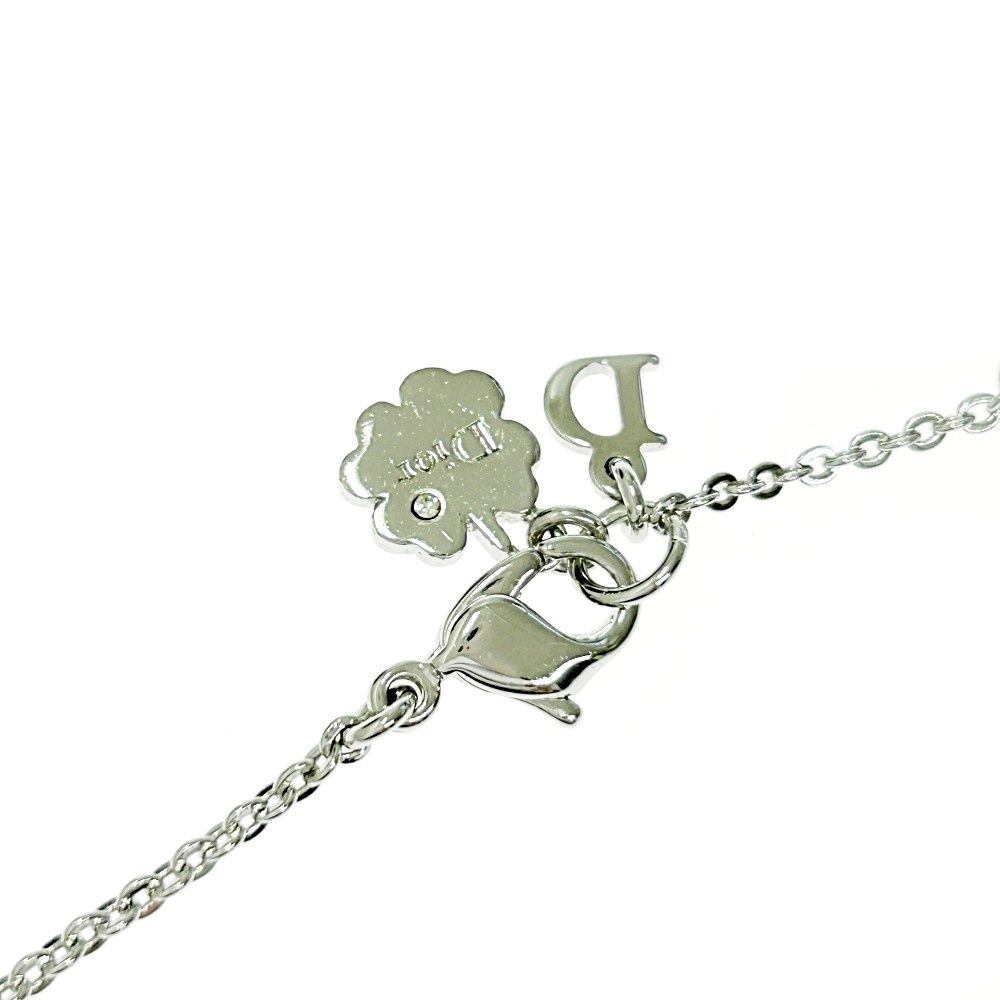 リボンモチーフ .ディオールネックレス 刻印あり 9321175-01.jpg