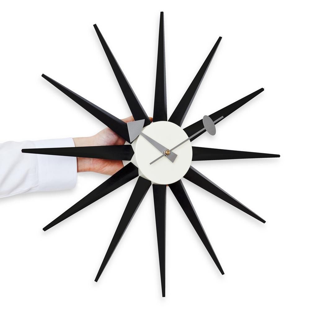 ジョージネルソン サンバーストクロック 時計 掛け時計 ネルソンクロック 黒 NEXPOTALLINN_EU