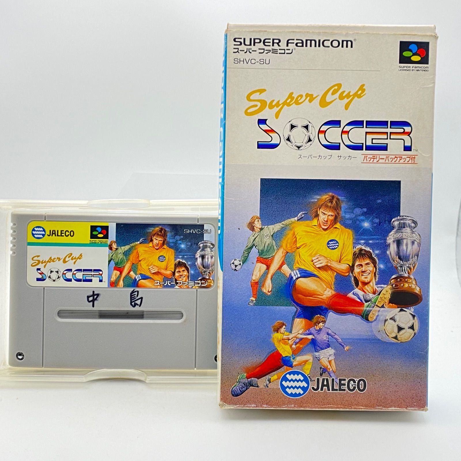 スーパーカップサッカー スーパーファミコン ソフト 箱あり 起動OK 