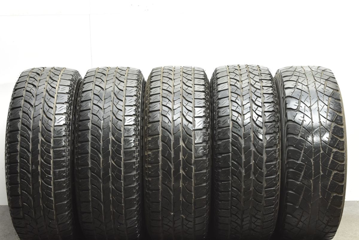 トヨタ純正ホイール タイヤ付き 78プラド 130サーフ 265/70R15 7JJ+8 6