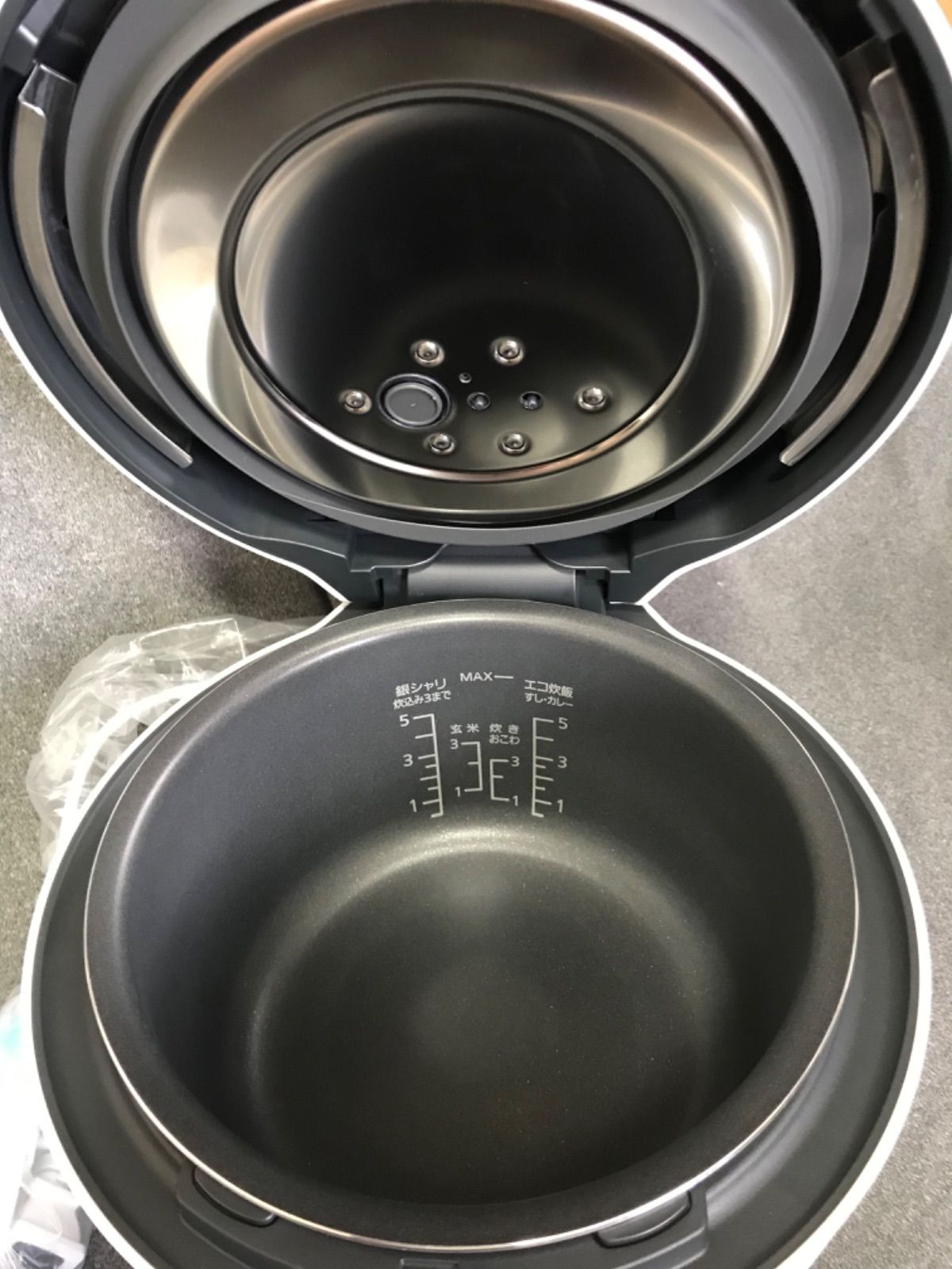 パナソニック 炊飯器 5合 圧力IH SR-NB102-W 展示品未使用