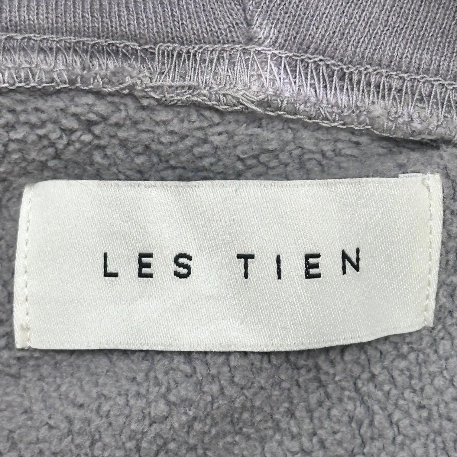 最終価格！LES TIEN スウェット　パープル　サイズS LES TIEN CROPPED HOODIE クロップドフーディー スウェット