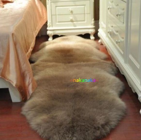 室内芸術 ムートン 贅沢 メリノ種羊 天然ムートン ラグマット ムートンラグ2p75 180cmムートンフリース ファー マット MARWIL-DEMENAGEMENTS_CH