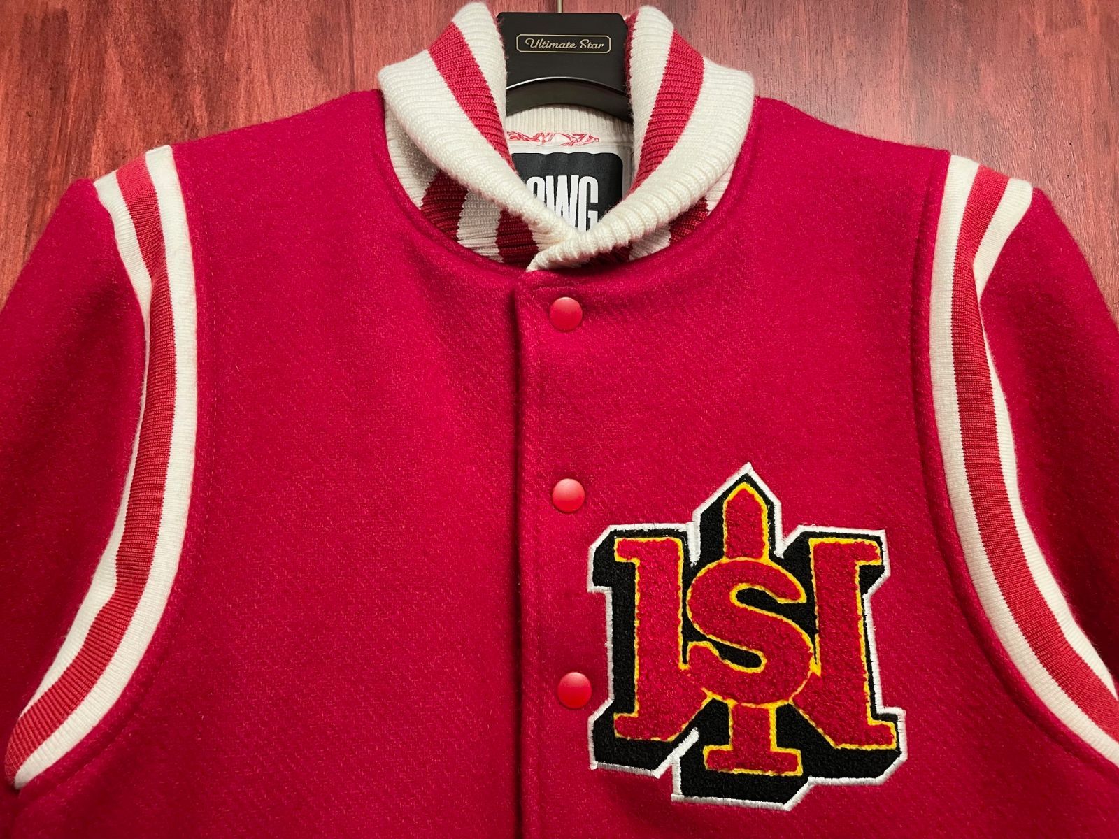 SWAGGER 「SWAGGER NEWSCHOOL」 ショールカラースタジアムジャケット