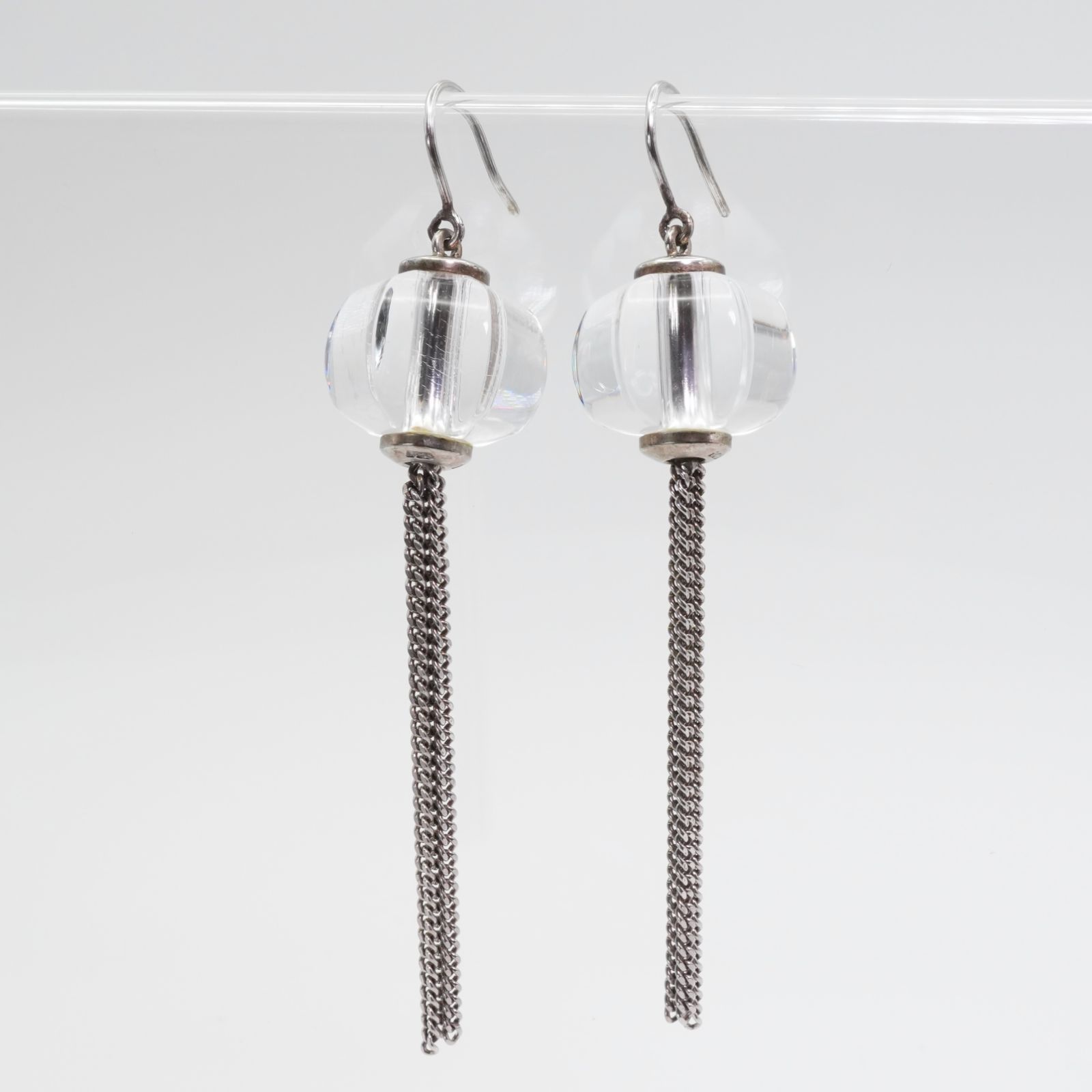 【激安セール】 バカラ シェラザード ピアス クリスタル シルバー|25-1302箱 保証書付、新品送料無料。