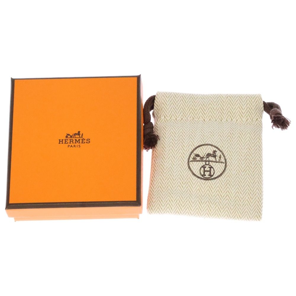 イヤー シルバー×ベージュ