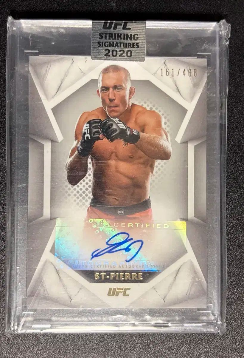 UFCカード ジョルジュ サンピエール gsp オートパッチ 4枚セット