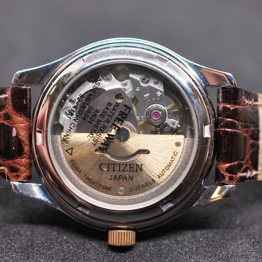 210 【美品 稼働】 CITIZEN シチズン 自動巻き FREE WAY TRADITIONAL 