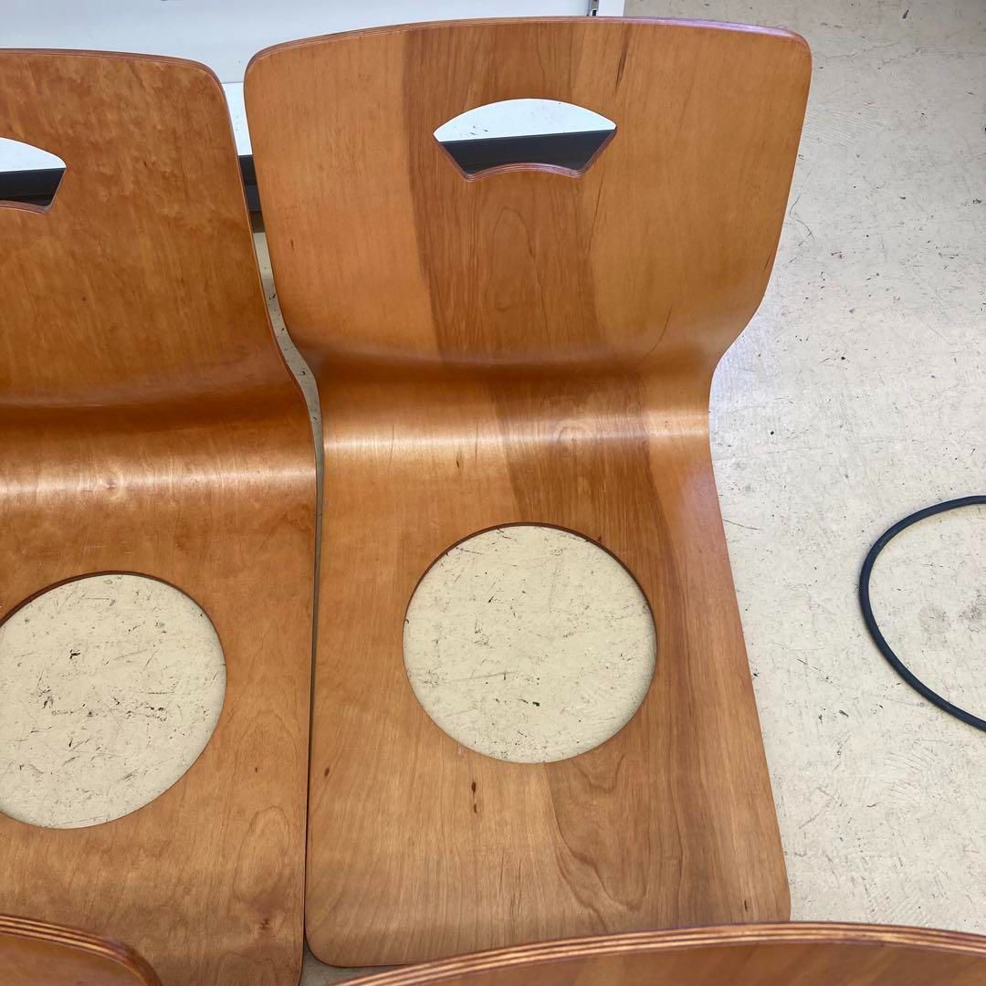 木製座椅 昭和レトロ 旅館 和室 6脚セット 木製座椅 昭和レトロ 旅館 和室 6脚セット - メルカリ