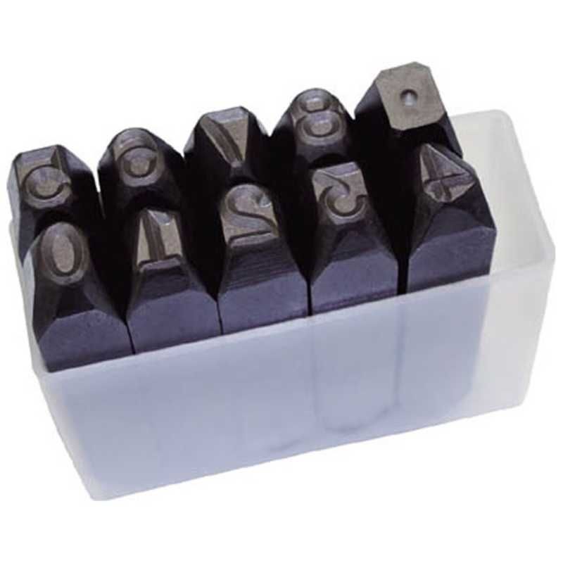 【 新品 未開封 】 トラスコ中山 数字刻印セット 10mm SK100 未使用 送料無料
