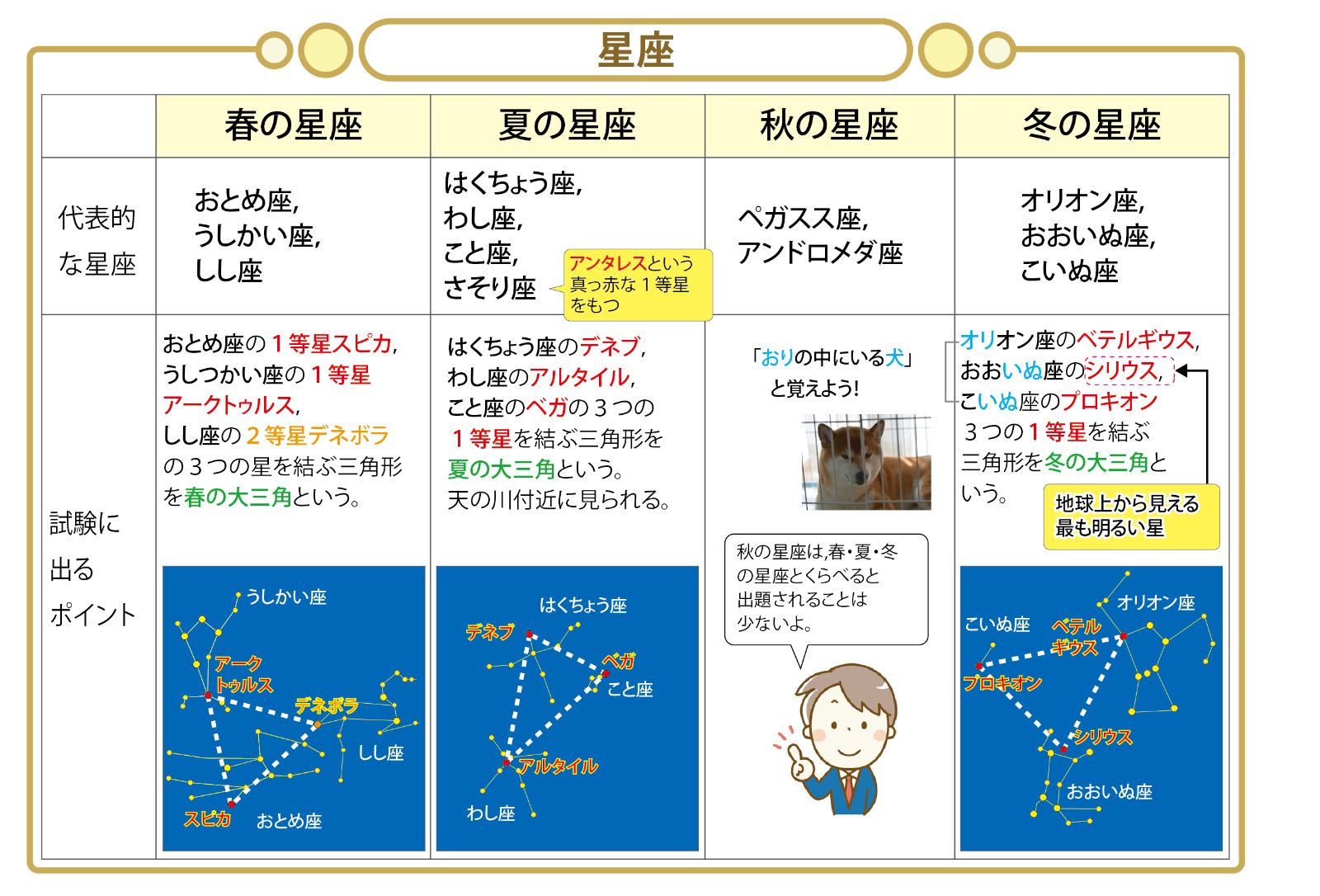 中学受験・理科 頻出用語・ポイントにしぼったまとめカード