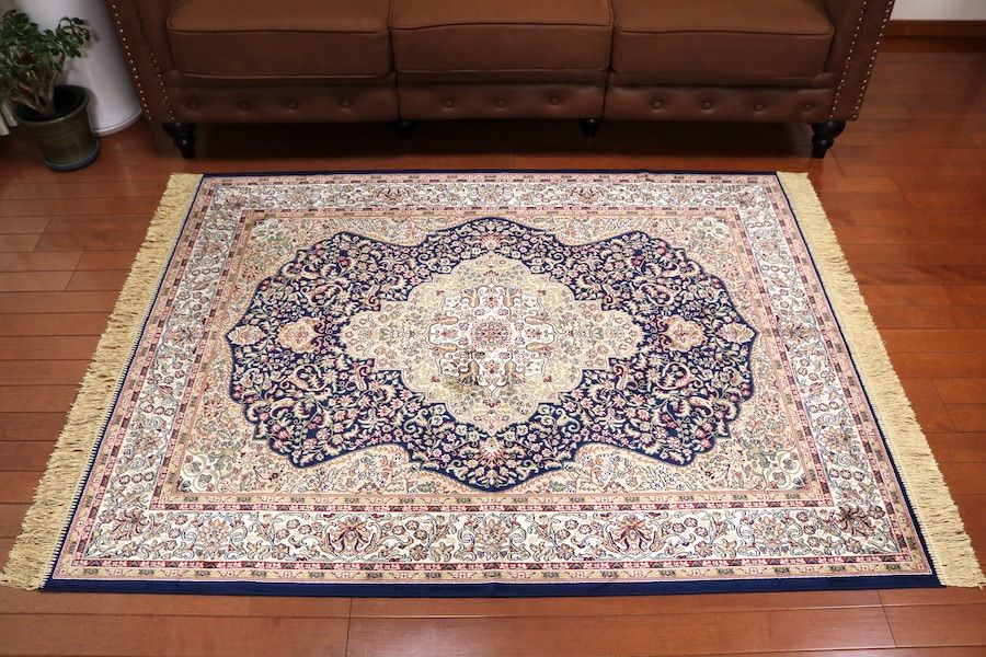 ペルシャ柄絨毯 120×160 新品未使用 カーペット 訳あり ペルシャ柄絨毯 120×160 新品未使用 カーペット 訳あり