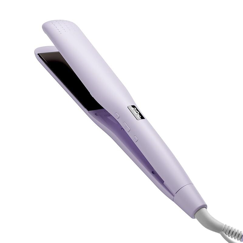 ストレートアイロン 44mm幅プレート， 15秒急速加熱， 80-210温度調節可能，1台で2役，80-210の26段階、5ごとに調整， 360回転コード