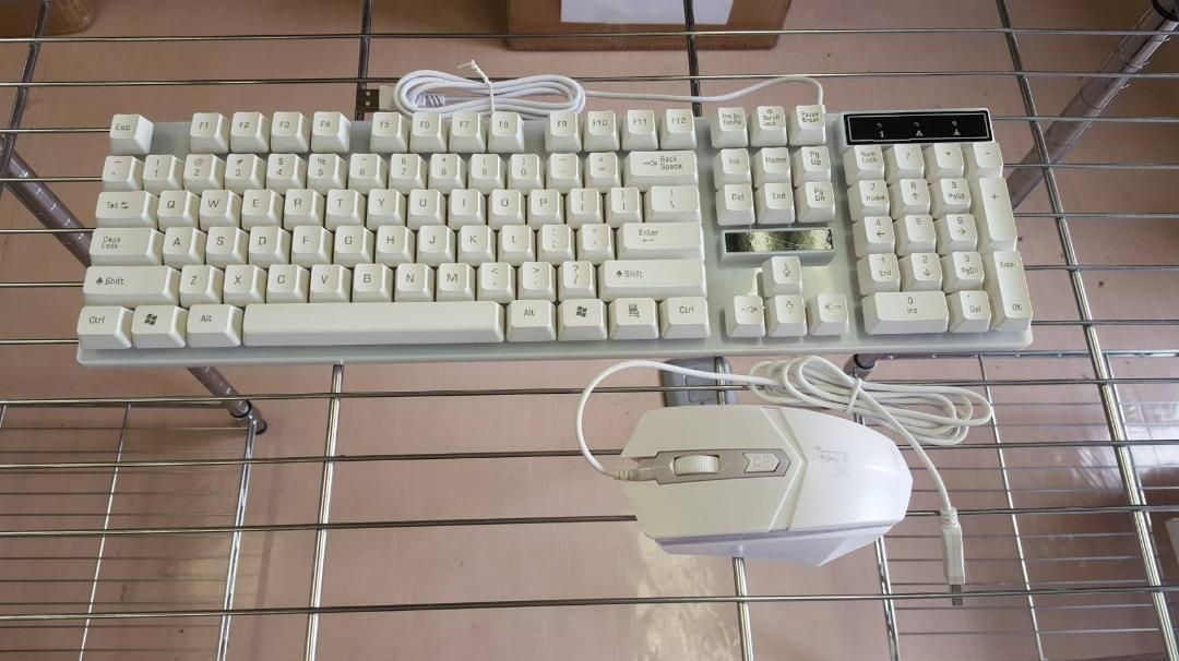 ゲーミング キーボード マウス キーマウ セット 一式 Gタイプ ホワイト