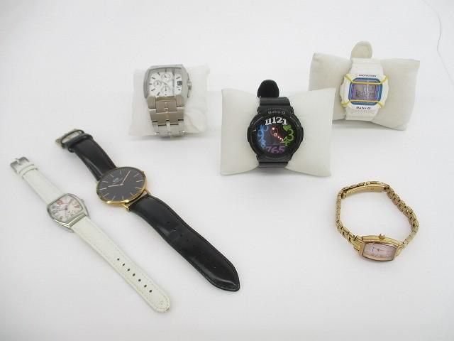 ディーゼル ダニエルウェリントン Baby-G ミシェルジョルダン他 腕時計 6点 メンズ|レディース混合 服飾小物